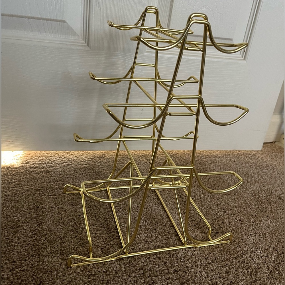 Blogilates 4 Tier Weight Rack - Gold